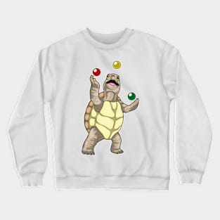 Turtle Juggler Juggle Crewneck Sweatshirt